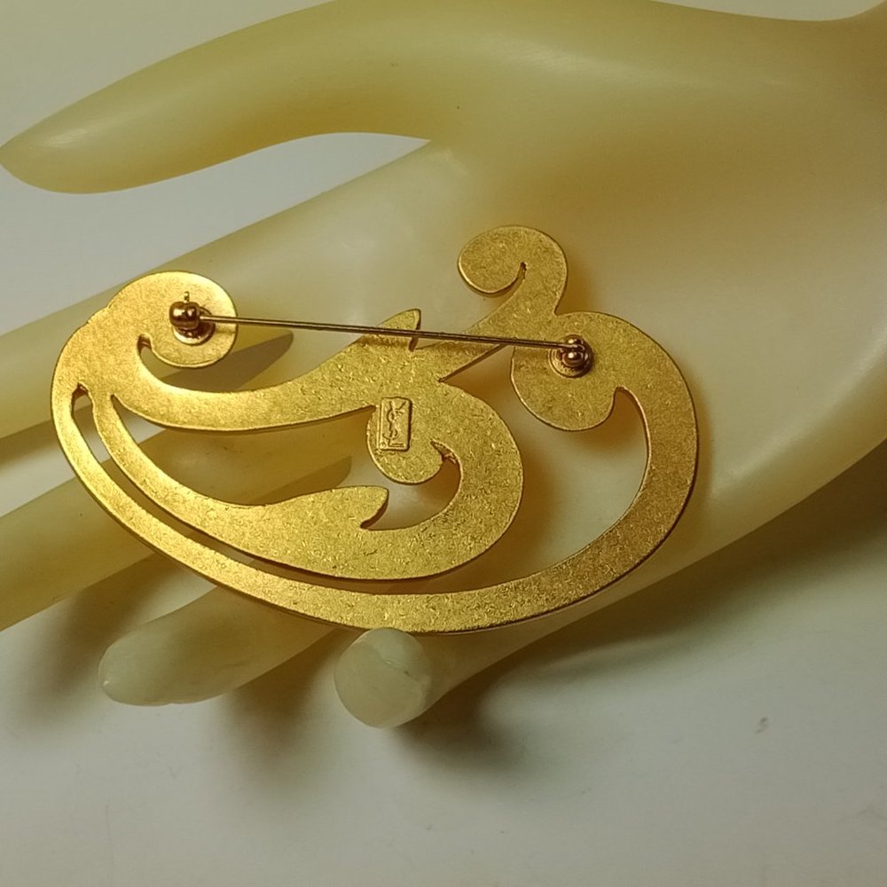 Vintage Goossens for YSL Lyrical Brooch - Picture 3 of 5